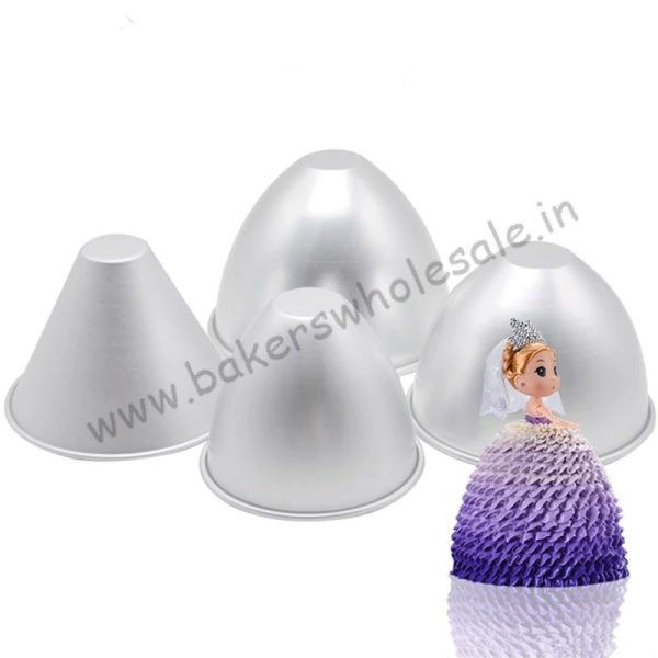 Aluminum Doll Cake Mold Doll Pan Doll Mold Dress Cake Tin