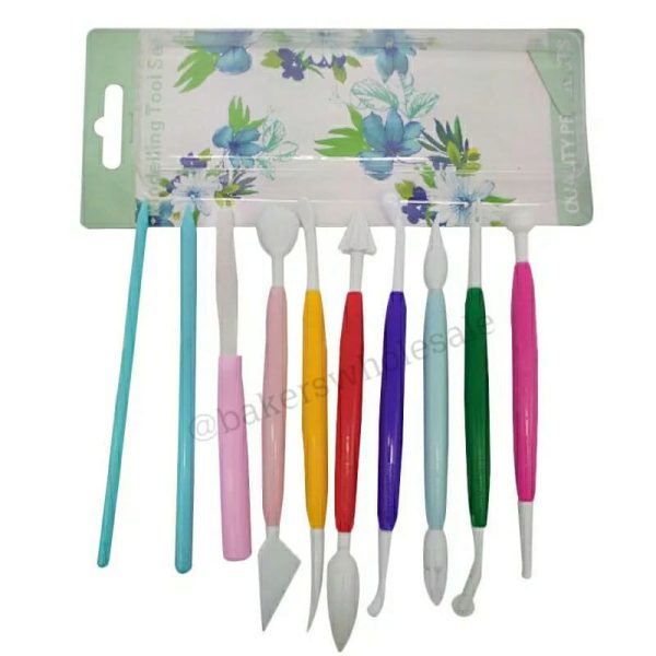 10pcs/set Plastic Modeling Tools Fondant Cake Decorations