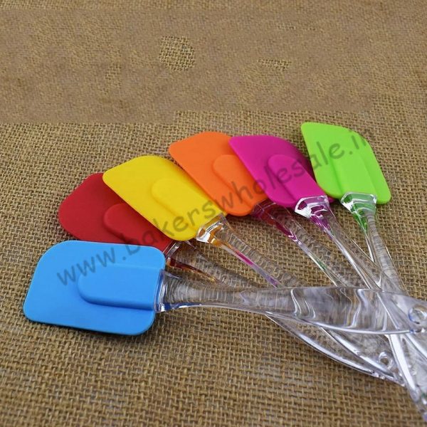 Acrylic Handle Spatula Small Handle Silicone Spatula - Image 3