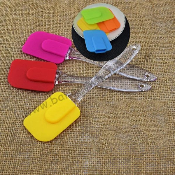 Acrylic Handle Spatula Small Handle Silicone Spatula - Image 2