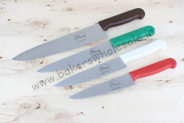 6/7/8/9/10 Inch German Steel Flair Vegetable Knife Assorted Color Handle (Pack of 1)