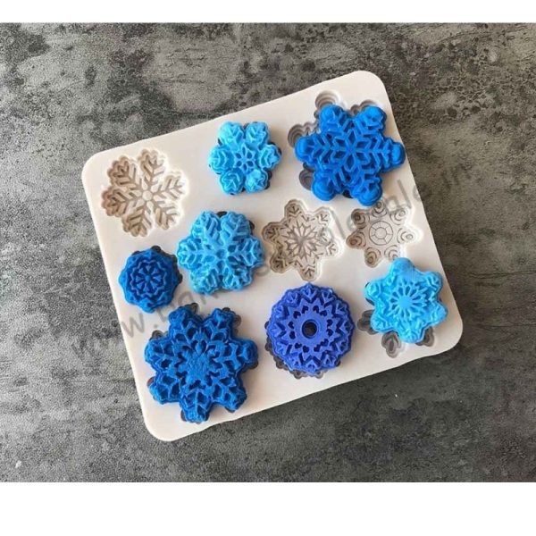 Christmas Xmas Snowflake Shape Cake Mold Fondant Mold - Image 2