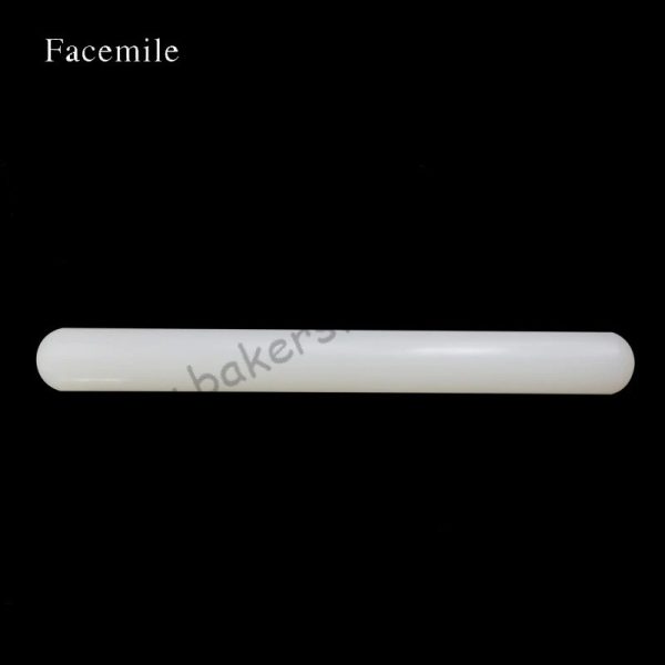 High Quality Plastic White Non-stick Fondant Rolling Pin Fondant Dough Roller - Image 5