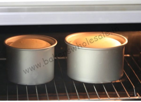 Aluminium Heavy Round Cake Mold (3" to 7 inch Diameter) ( 4" Height) Heighted Cake Mold - Image 7