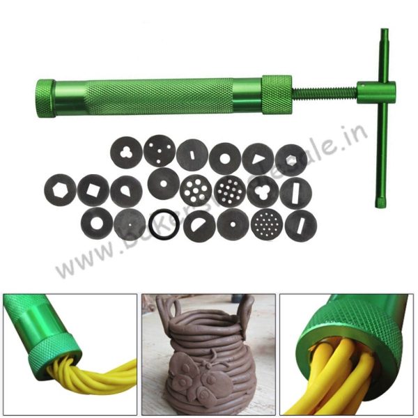 Fondant Extruder Sculpture Machine Clay Sugar Paste Extruder Fondant Cake Sculpture Polymer Tool - Image 5