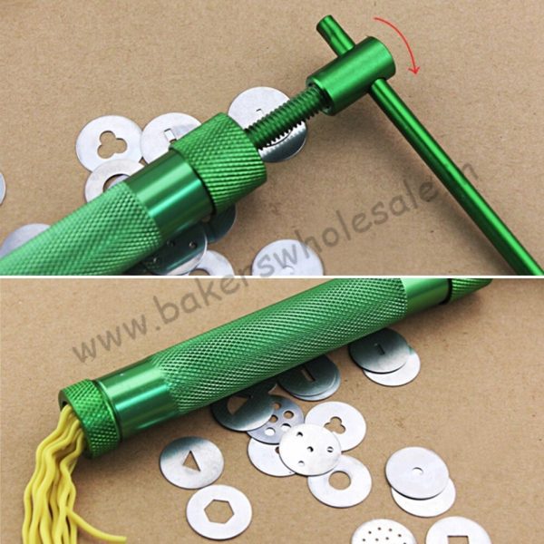 Fondant Extruder Sculpture Machine Clay Sugar Paste Extruder Fondant Cake Sculpture Polymer Tool - Image 3