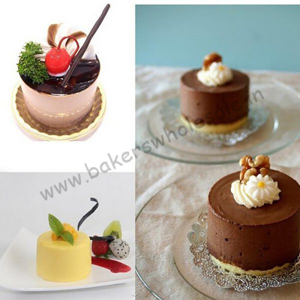 100g 5.5 x 3.5cm Cake Mold Moose Mold Round Flexible Silicone Cookie Mould Candy Chocolate Mould - Image 5