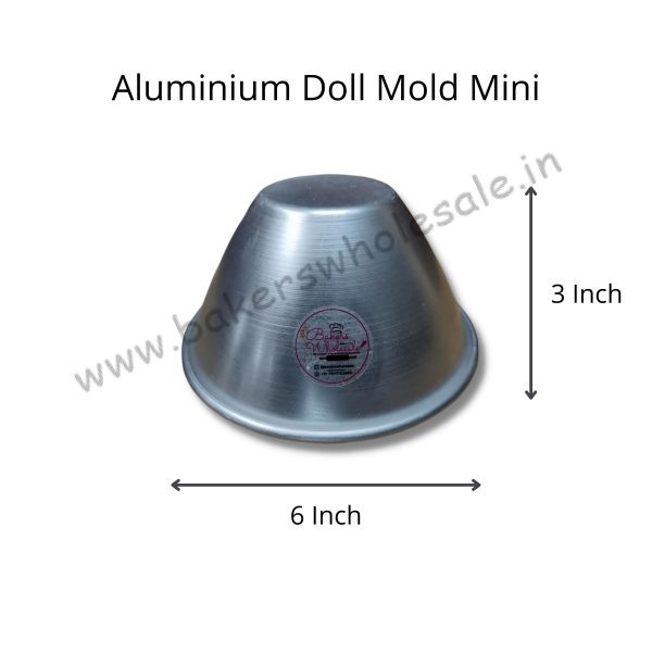 Aluminum Doll Cake Mold -Mini - Image 3