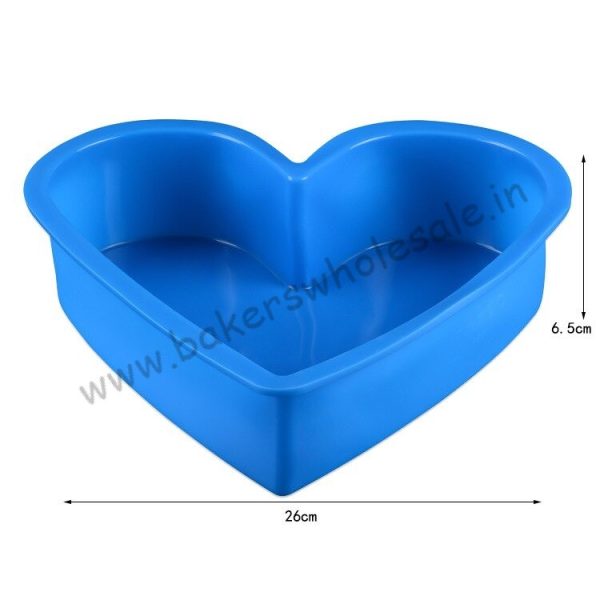 Silicone Cake Mold Heart Shape 7 inches Diameter - Image 3