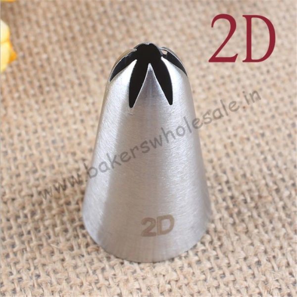 #2D Large Icing Nozzle Piping Nozzles Cake Decorating Cake Tips Bakeware - Image 2