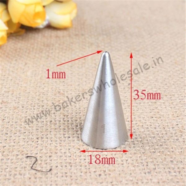 1# Fine Writer Icing Piping Nozzles Cake Decorating Cake Tips Bakeware - Image 2