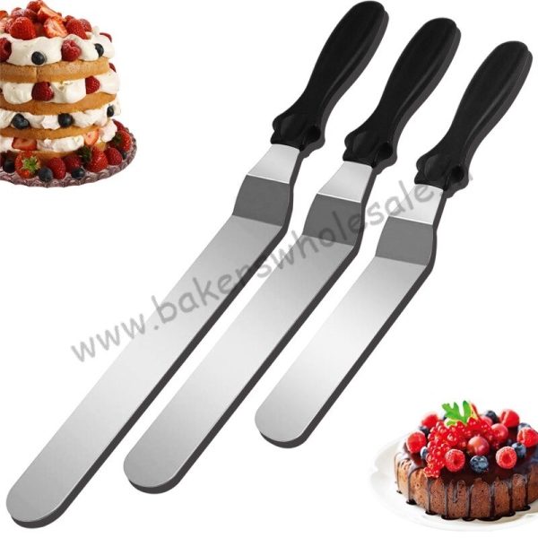 6/8/10/12 Inch Stainless Steel Bend / Angular Cake Icing Pallet Knife Butter Cream Icing Frosting Knife Smoother - Image 6