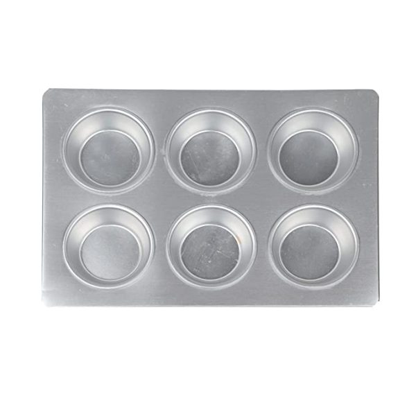 Aluminum Muffin Tray Round (6in1) - Image 3