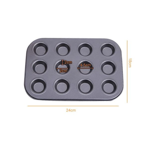 Mini Muffin Tray Round 8cm Size - Image 3