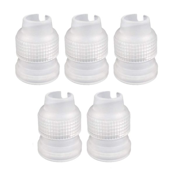 Icing Nozzles Pipe Tip Couplers Cookie Making Tool for Cake Decorating 5 Pcs - Image 4