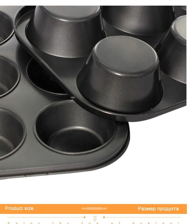 Mini Muffin Tray Round 8cm Size - Image 8