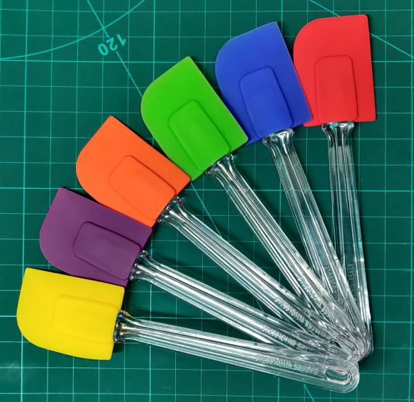 Silicone Spatula Big Acrylic Handle