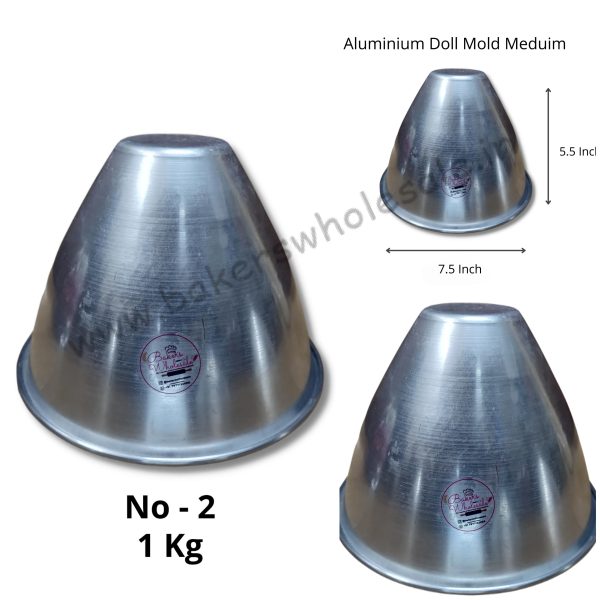 Aluminum Doll Cake Mold -Medium