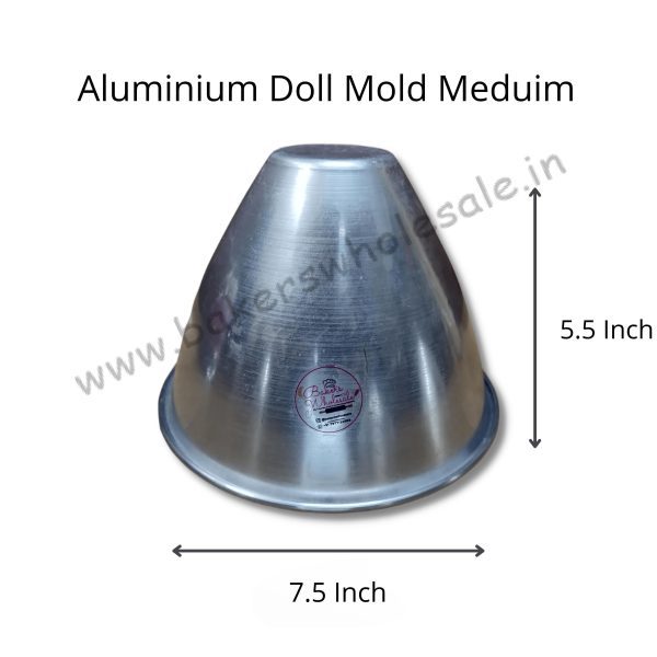 Aluminum Doll Cake Mold -Medium - Image 2