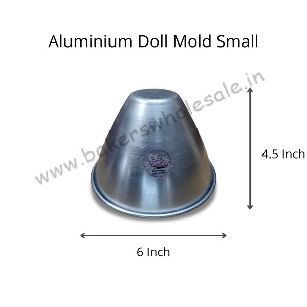 Aluminum Doll Cake Mold -Small - Image 2