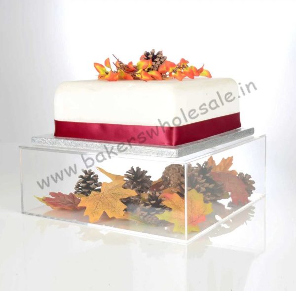 Acrylic Square Cake Spacer wedding cakes - Image 8