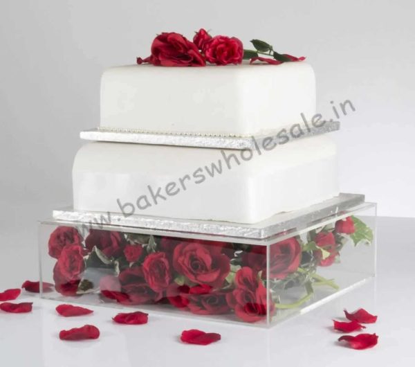 Acrylic Square Cake Spacer wedding cakes - Image 9