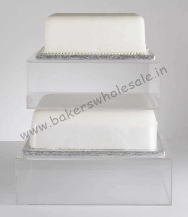 Acrylic Square Cake Spacer wedding cakes - Image 11