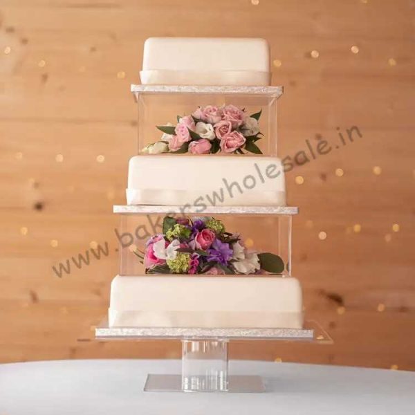 Acrylic Square Cake Spacer wedding cakes - Image 13