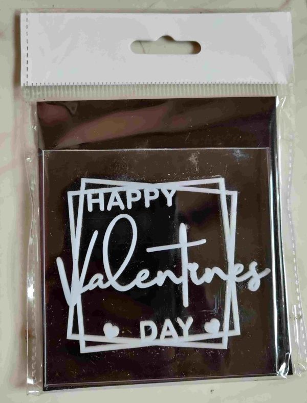 Acrylic Embosser Happy Valentines Day 3 inch - Image 2