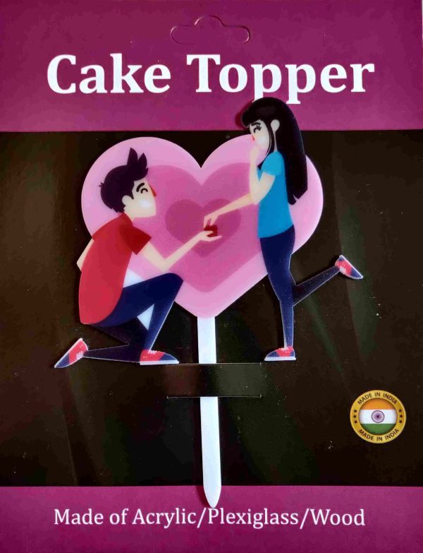 Cake Toppers - 4 inch Topper Valentines day