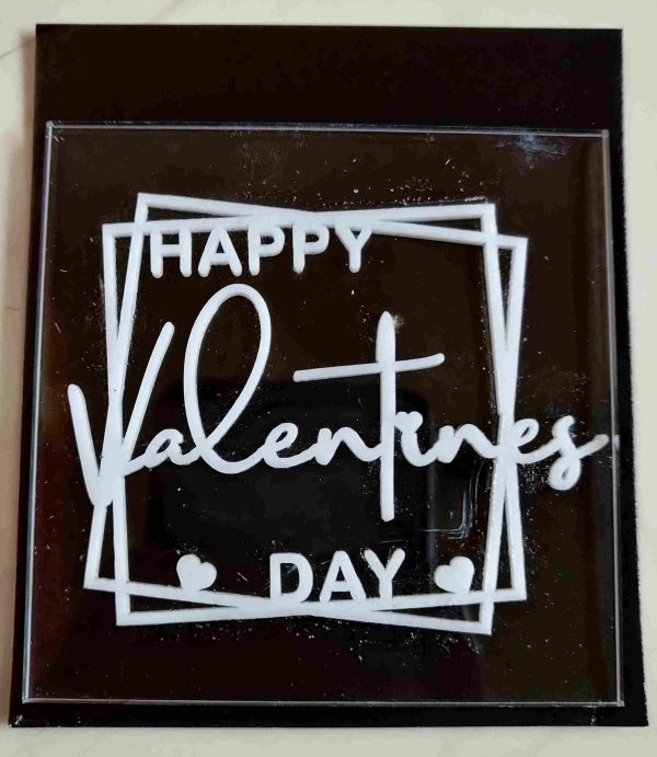 Acrylic Embosser Happy Valentines Day 3 inch - Image 3