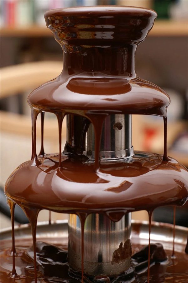 Stainless Steel Electric Chocolate Fondue Fountain Machine Choco Melts Dipping Warmer Machine for Chocolate Candy - Image 11