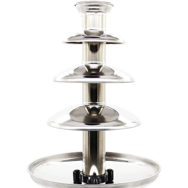 Stainless Steel Electric Chocolate Fondue Fountain Machine Choco Melts Dipping Warmer Machine for Chocolate Candy - Image 7