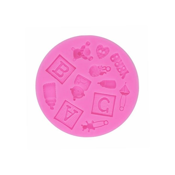 Silicone Fondant Mold Cake Decorating Baby Shower - Image 4