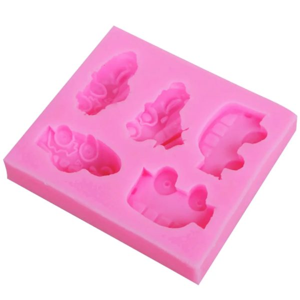 Silicone Fondant Mold Cake Decorating Cars - Image 6