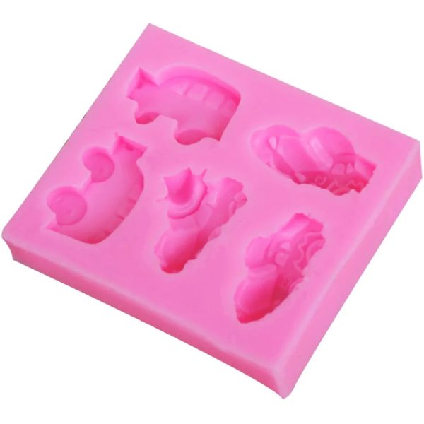 Silicone Fondant Mold Cake Decorating Cars - Image 5