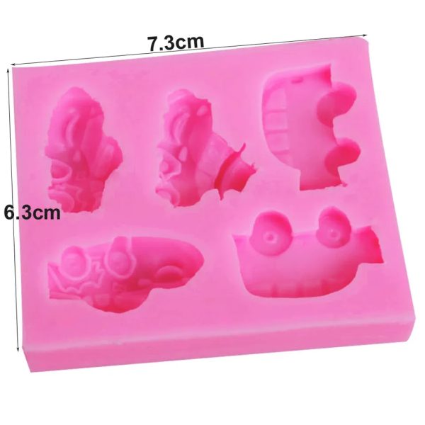 Silicone Fondant Mold Cake Decorating Cars - Image 7