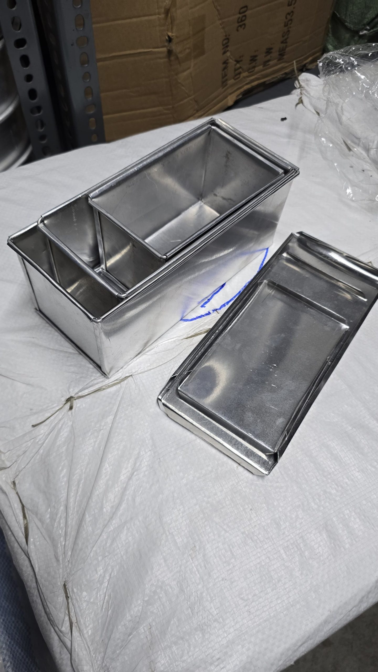 Aluminium Bread/Loaf Box with Lid Mould mold(Sizes: Xs, Mini, Small, Medium, Large, ) - Image 2